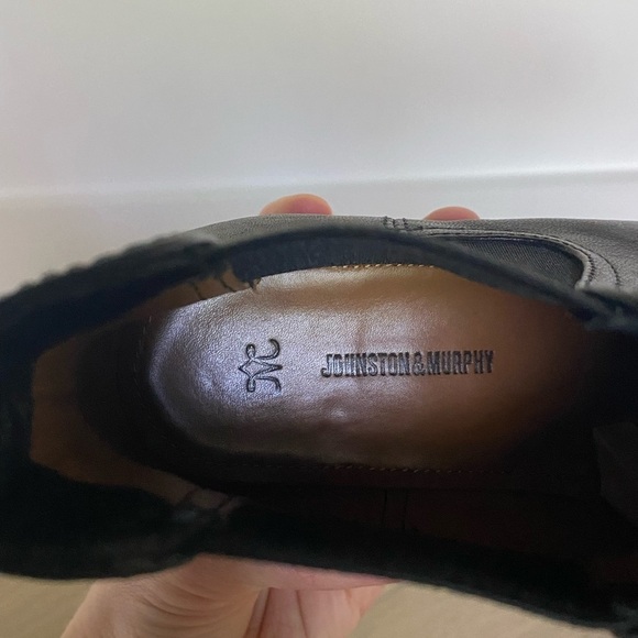 Johnston & Murphy Women's Black Leather Chelsea Pull On Quality Ankle Bo… - Picture 8 of 10